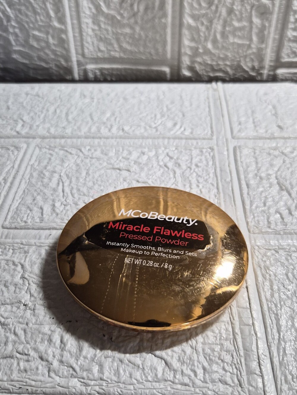 MCoBeauty Miracle Flawless Pressed Powder 2 Natural Medium Full Size Sealed New